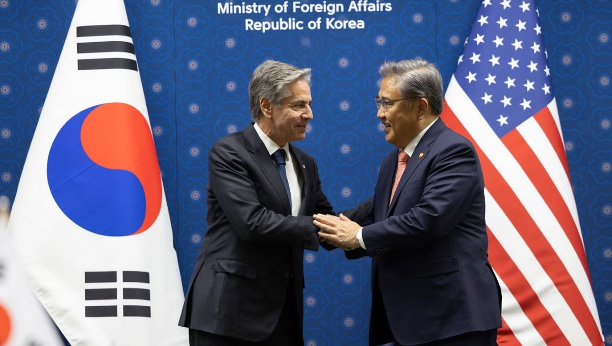 Antony Blinken, secretario de Estado de Estados Unidos, realiza una visita de trabajo a Corea del Sur