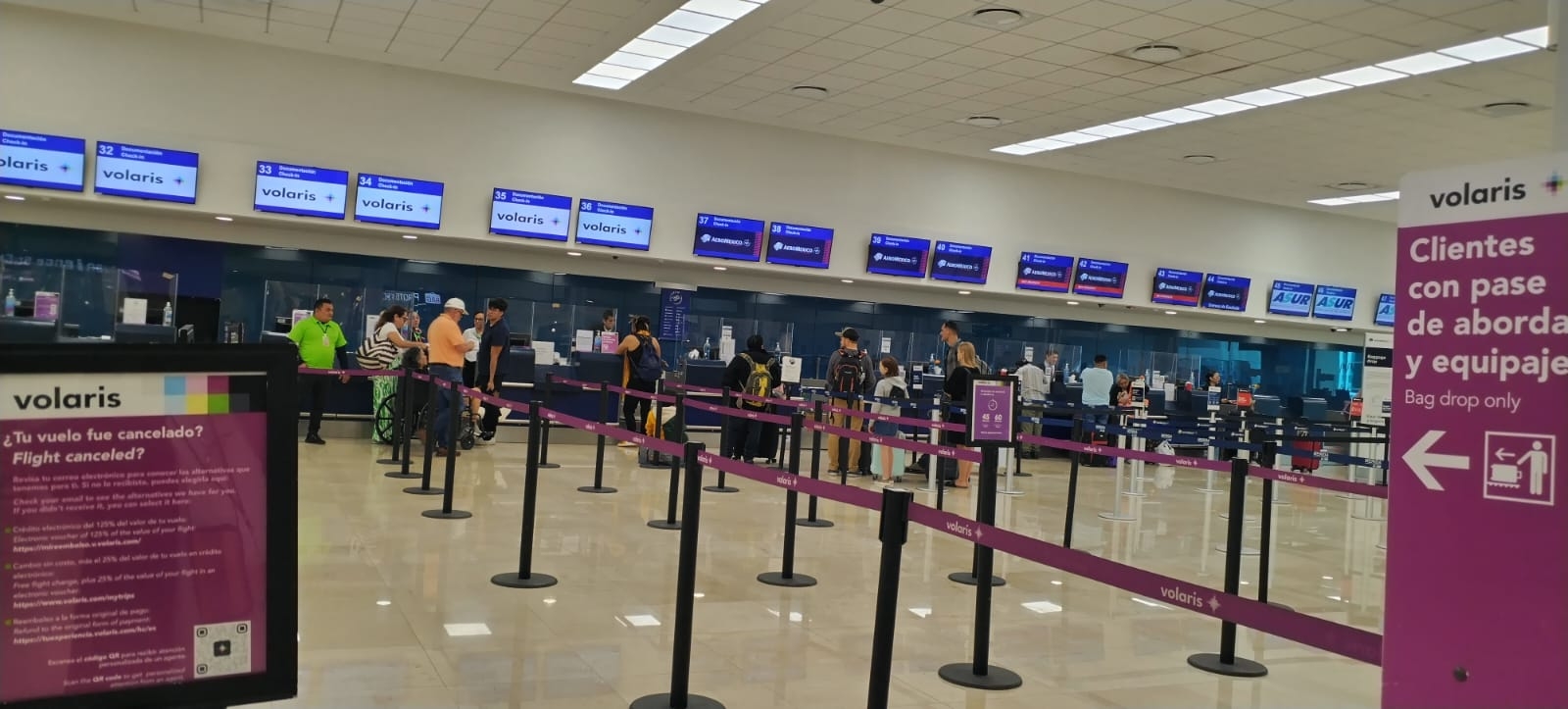 Vuelos mañaneros en el aeropuerto de Mérida operan sin retrasos este jueves
