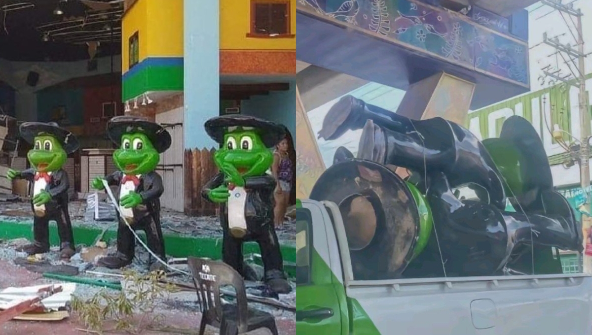 Roban las ranas mariachi del Señor Frogs de Acapulco: VIDEO
