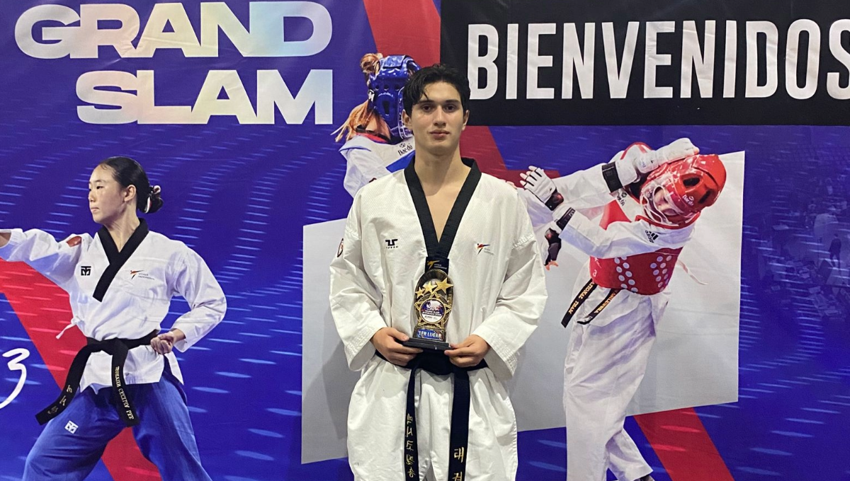 Grand Slam Taekwondo 2023: Quintanarroense acredita medalla de oro