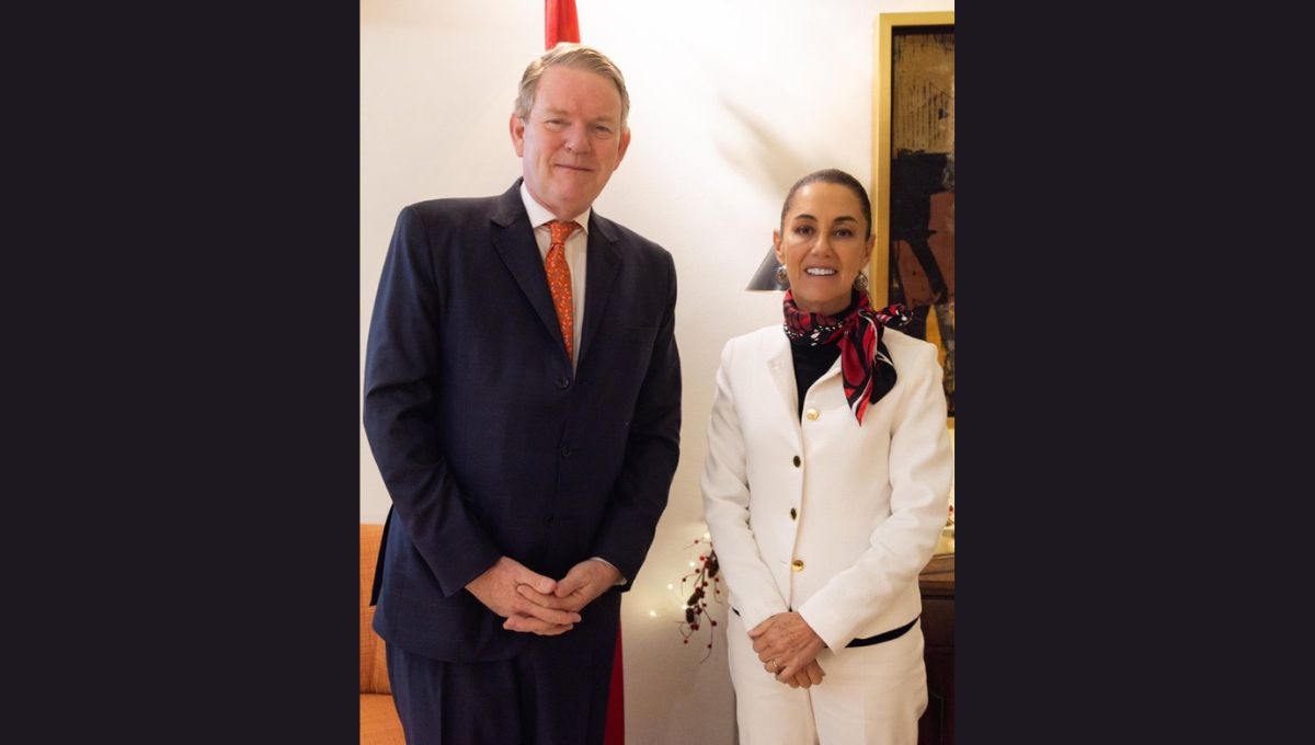 Claudia Sheinbaum se reunió este lunes con el Embajador de Canadá en México