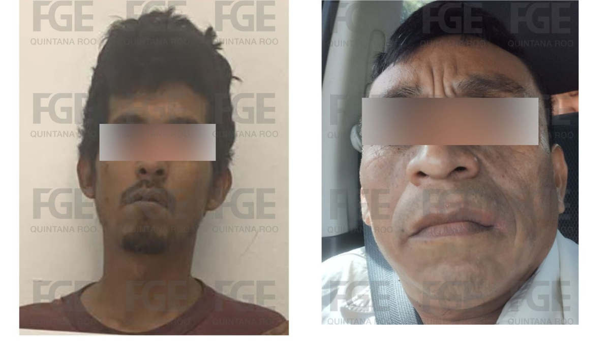 FGE Quintana Roo detiene a dos hombres acusados por abuso sexual