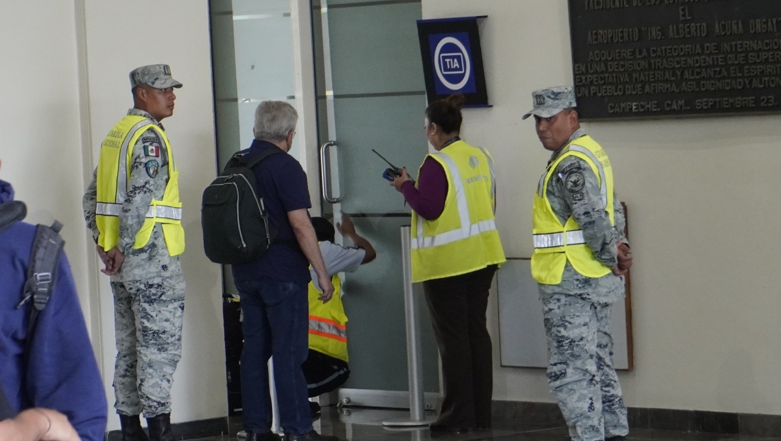 Guardia Nacional realiza revisiones preventivas en Aeropuerto de Campeche