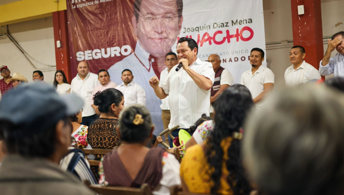 Joaquín Díaz Mena se comprometió en Teabo y Mayapán a erradicar la desigualdad en Yucatán