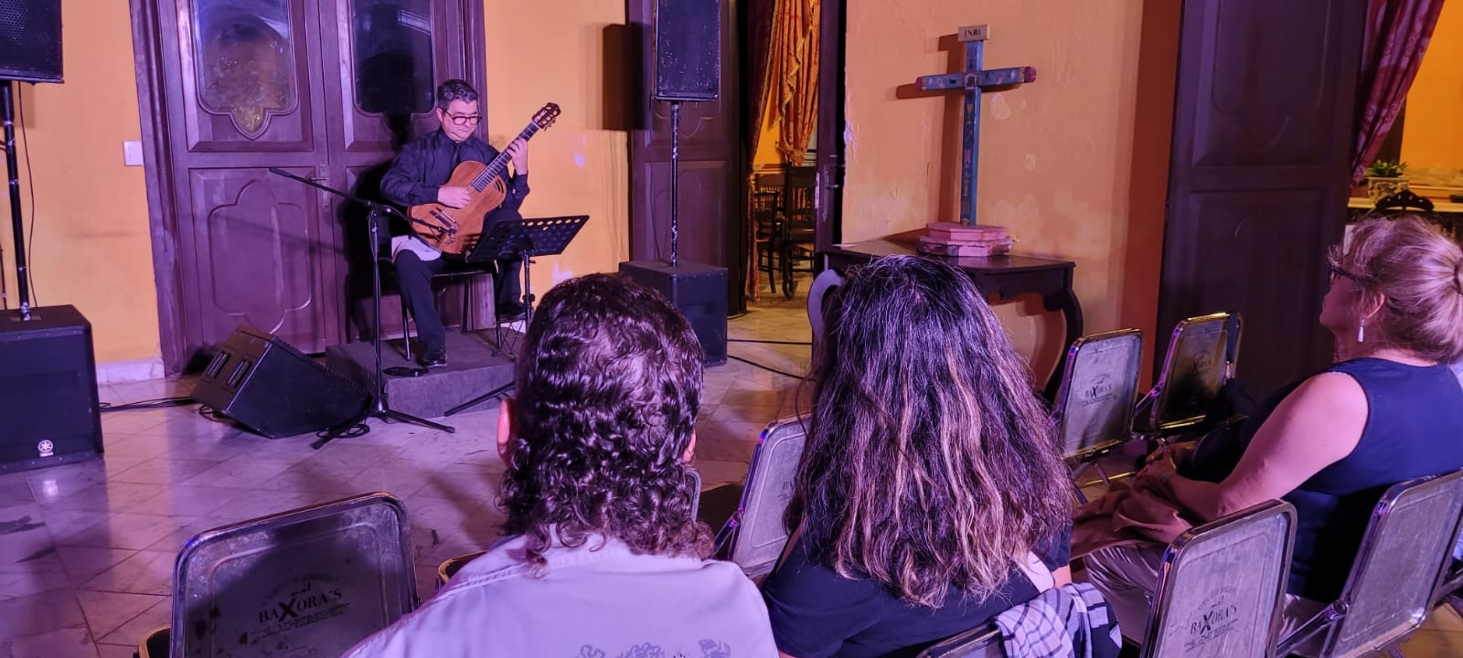 Recital de guitarra clásica en el Festival del Centro Histórico de Campeche: EN VIVO