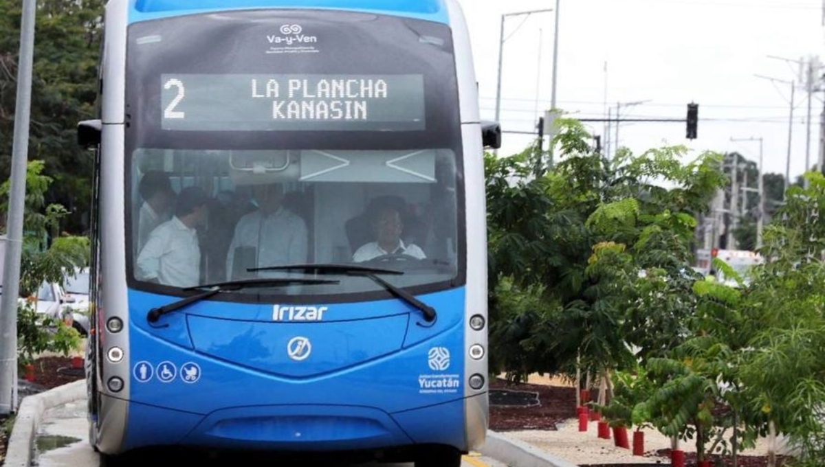 El nuevo transporte de Yucatán será inaugurado mañana por el AMLO y Mauticio Vila