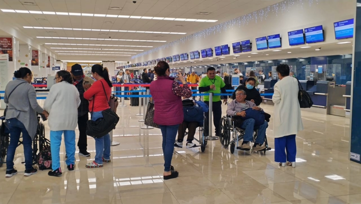 El aeropuerto de Mérida tiene programado para este jueves 32 operaciones