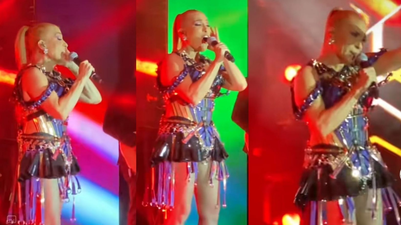 Yuri se molesta y deja el escenario por falla de audio durante concierto: VIDEO