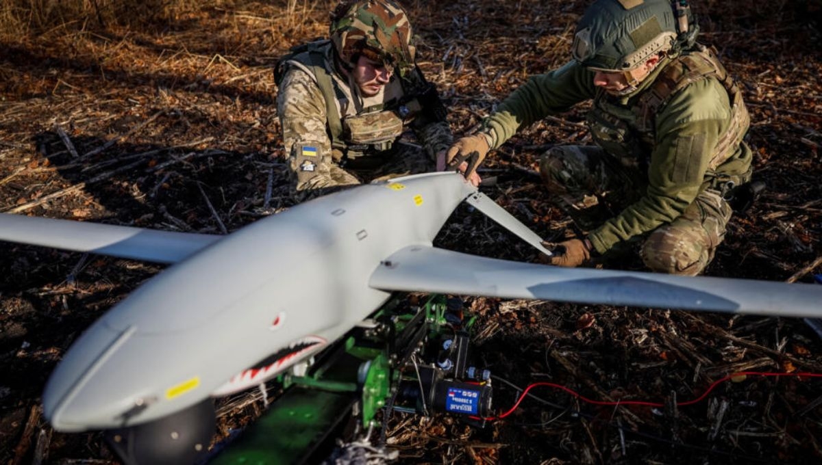 Gobierno de Ucrania informa que derribó 14 drones rusos