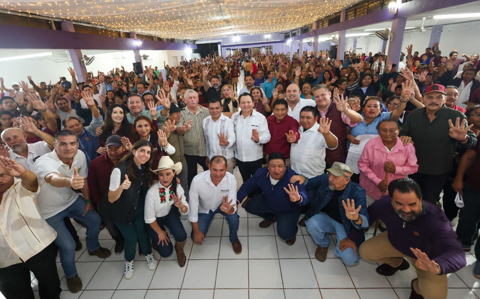 Huacho visitó el municipio de Temozón para reafirmar su compromiso de trabajar por un futuro mejor