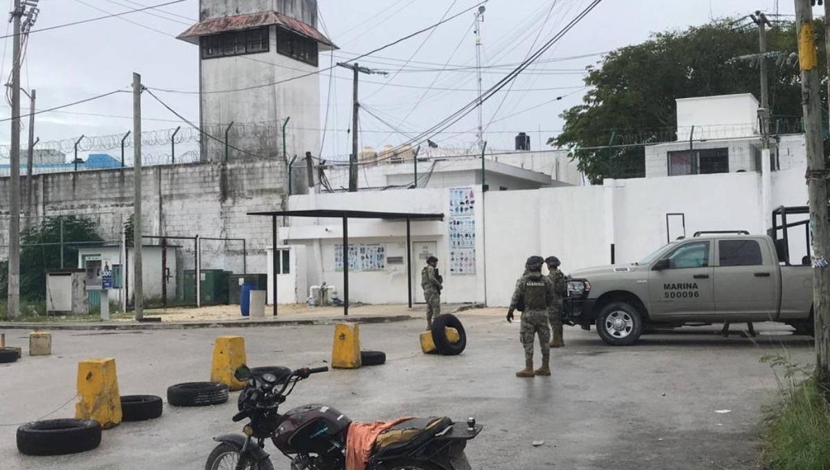 Cancún: Realizan operativo en el Cereso ante la ejecución de una custodia