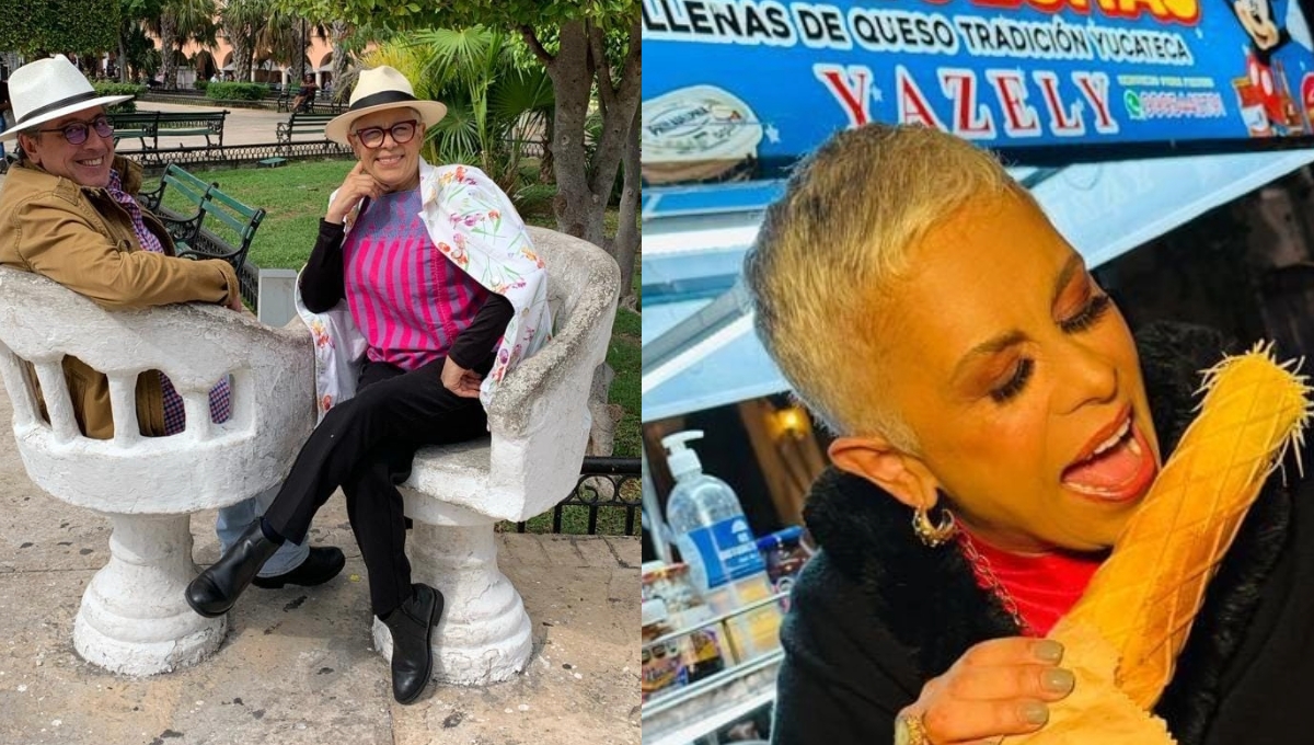 Eugenia León llega a Mérida y presume fotos en lugares emblemáticos de la ciudad