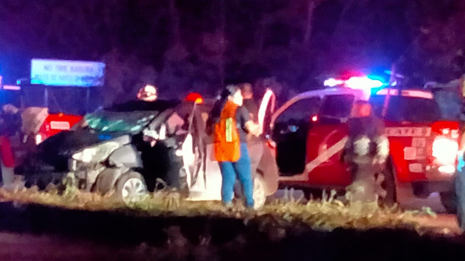Accidente registrado en la carretera Mérida-Peto