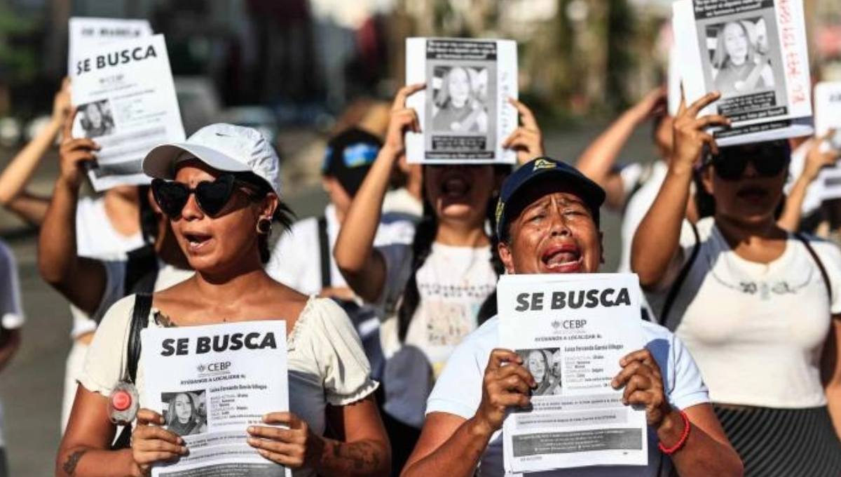 Realizan 'paro vehicular' en Acapulco para exigir la aparición de la joven Luisa Fernanda