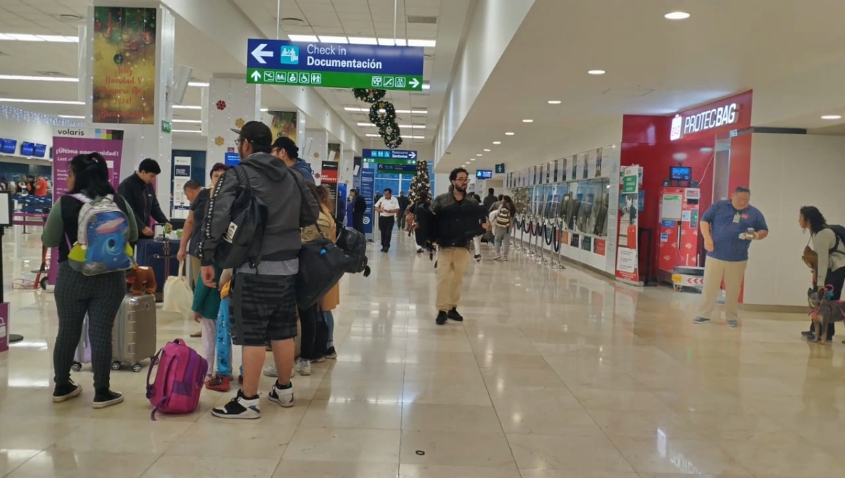 Aeropuerto de Mérida: Penúltima semana del año inicia con un vuelo retrasado a la CDMX