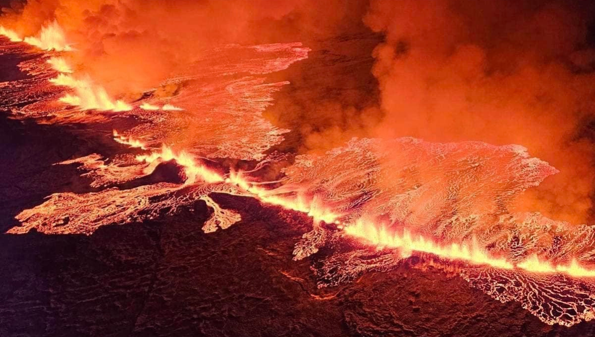 Islandia: Estas son las impresionantes imágenes de la erupción del volcán Grindavik