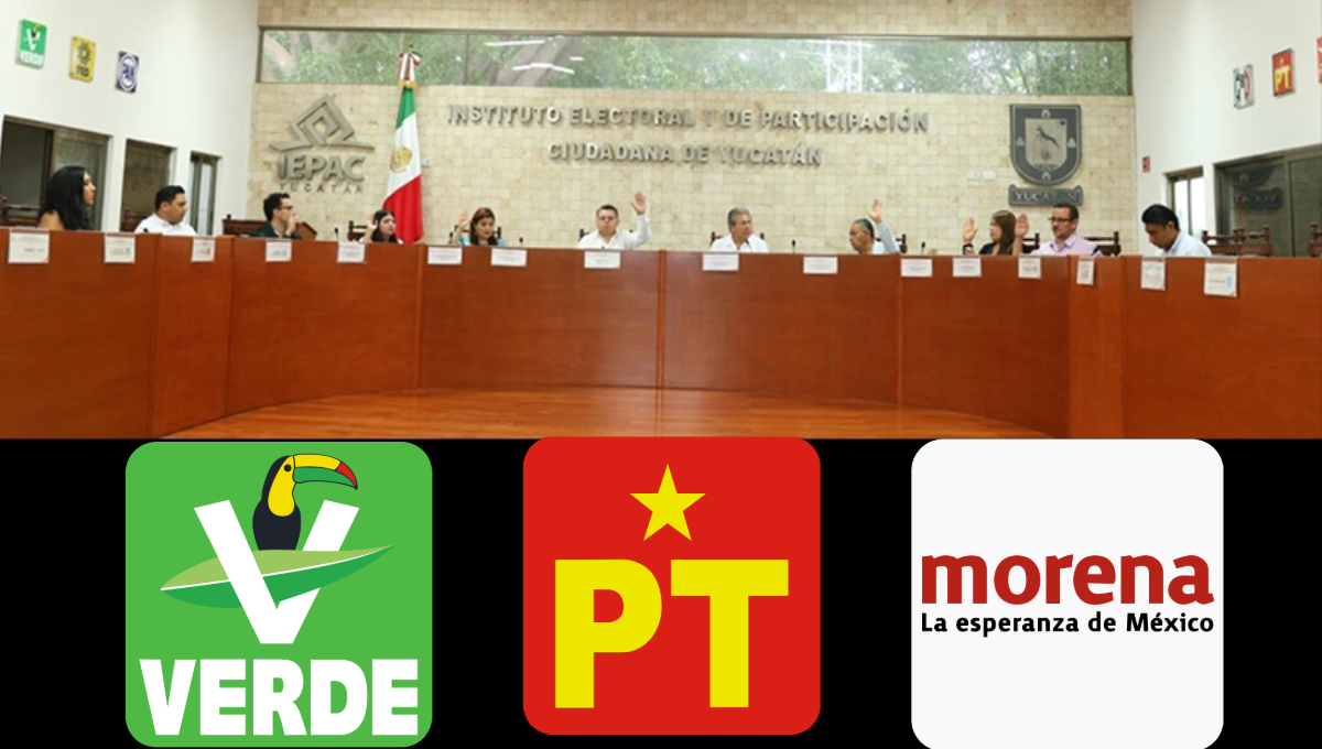 IEPAC avala coalición 'Sigamos Haciendo Historia en Yucatán' entre Morena, PT y el Verde Ecologista