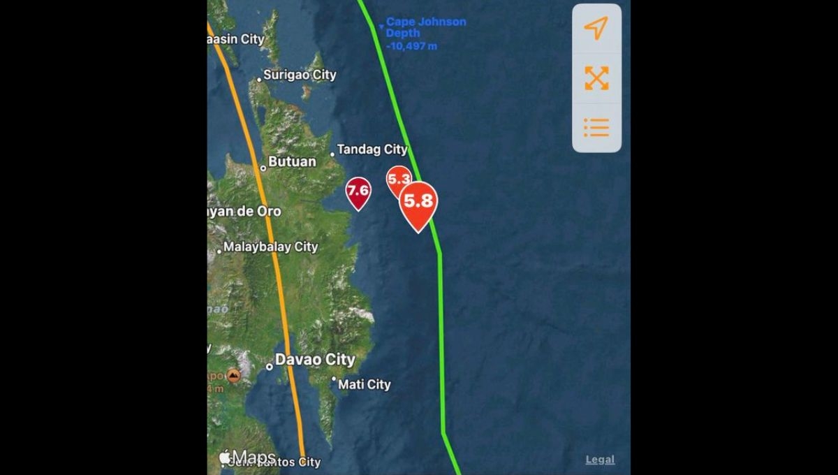 Sismo de magnitud 7.6 en Filipinas activa alerta de tsunami