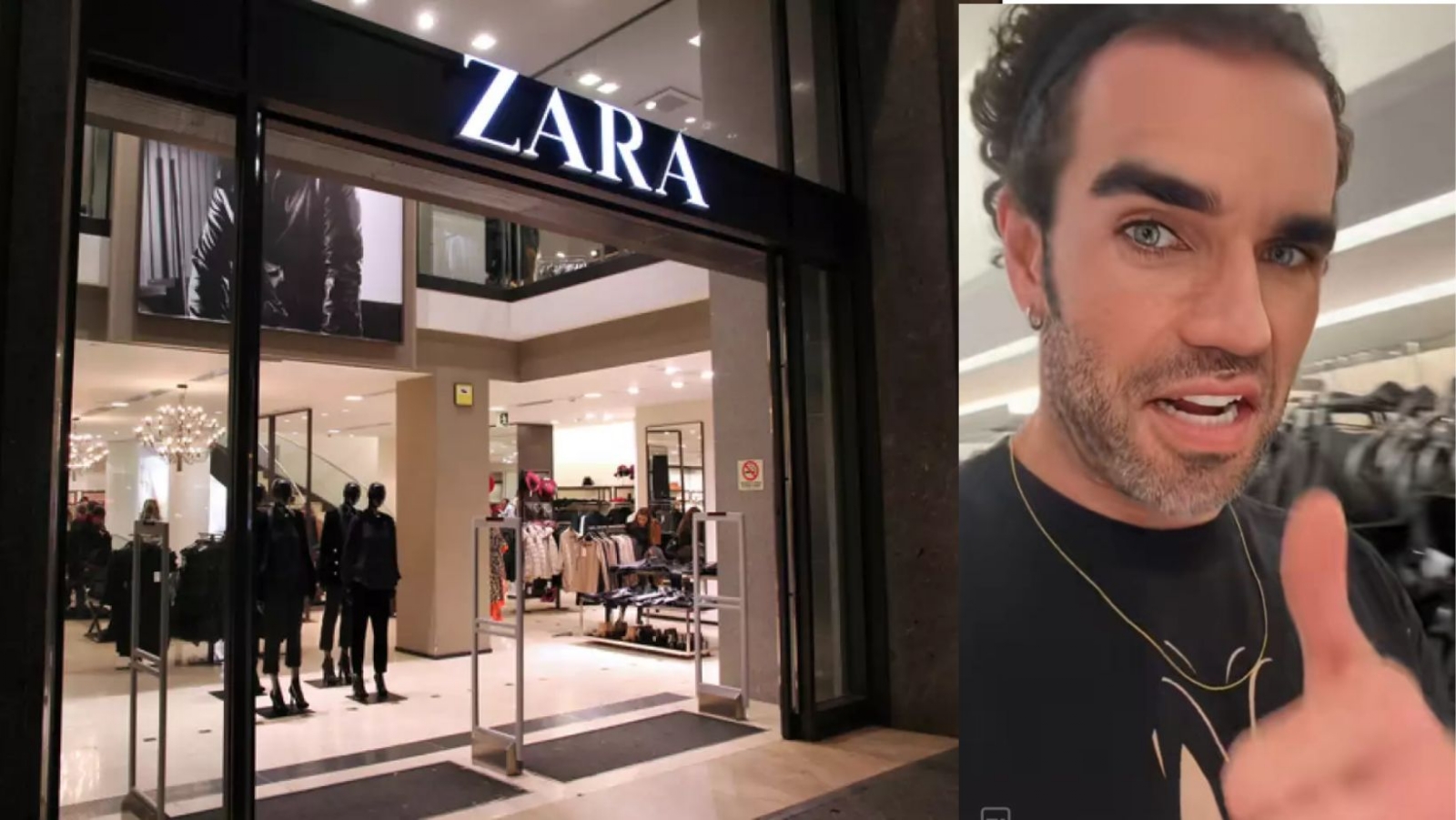 El actor y modelo Marcus D' Ornellas denuncia maltrato en Zara