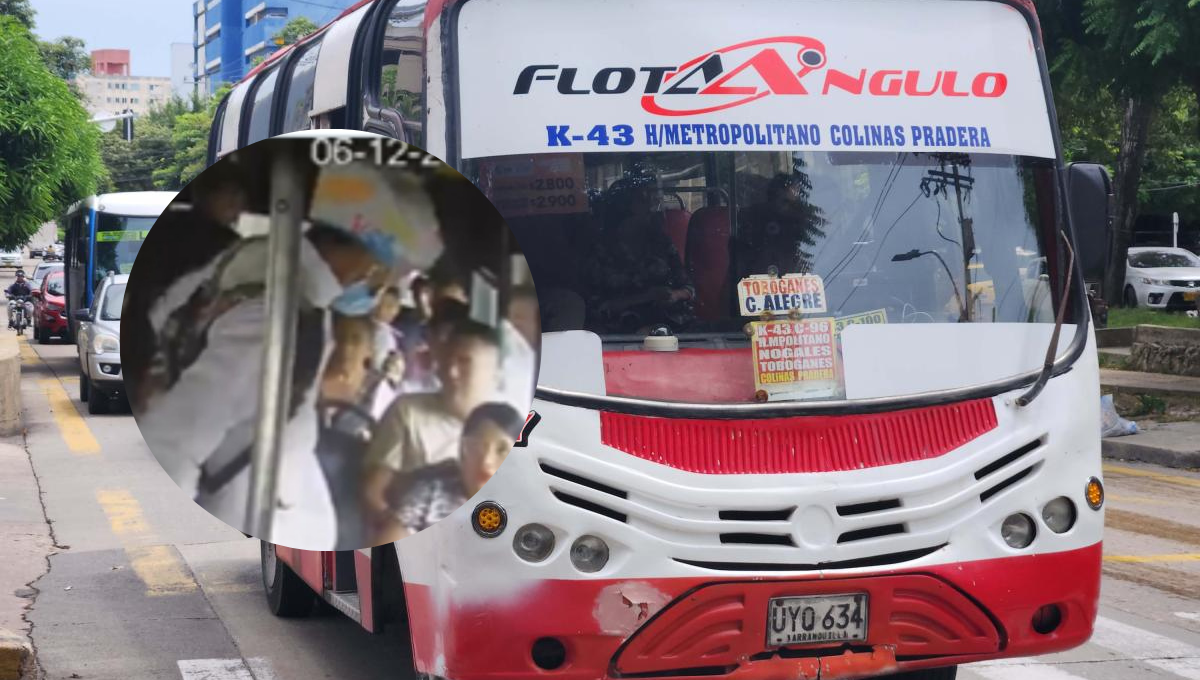 Ladrones se disfrazan de enfermeros para asaltar un autobús en Barranquilla, Colombia: VIDEO