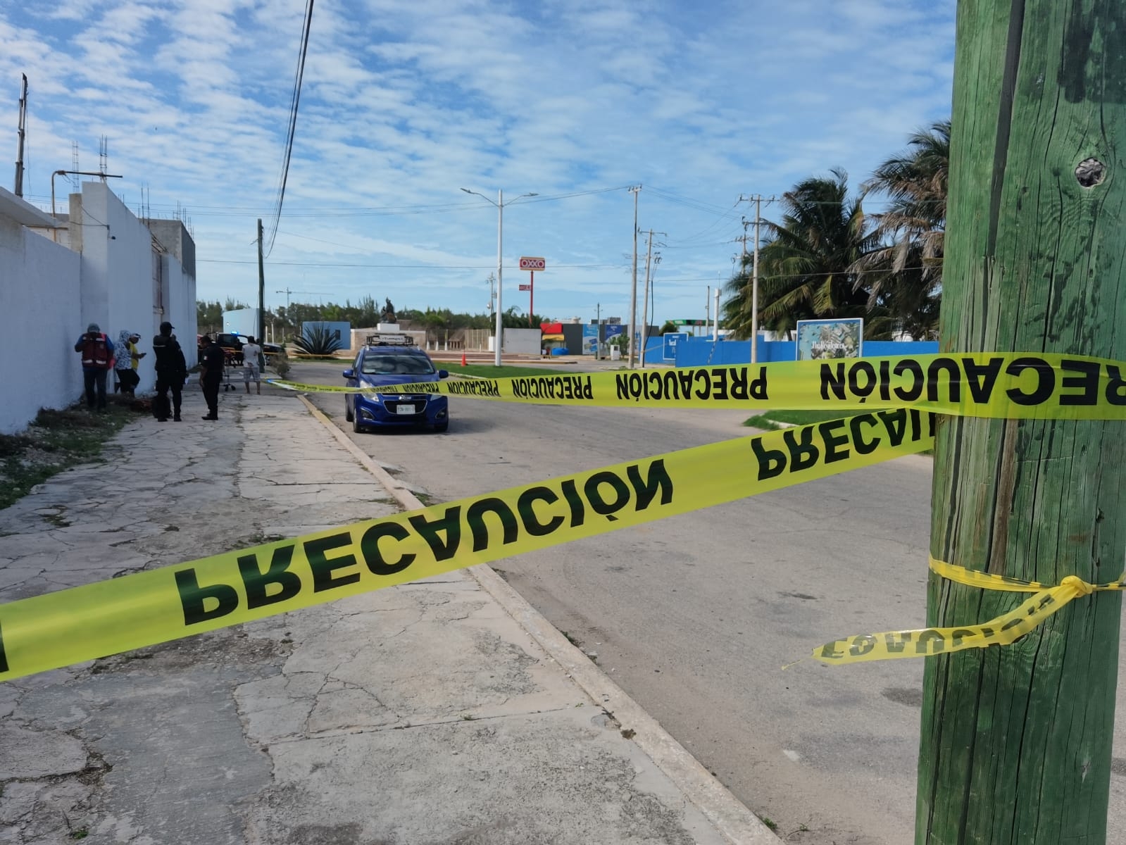 Operador de una grúa muere electrocutado en Progreso: VIDEO