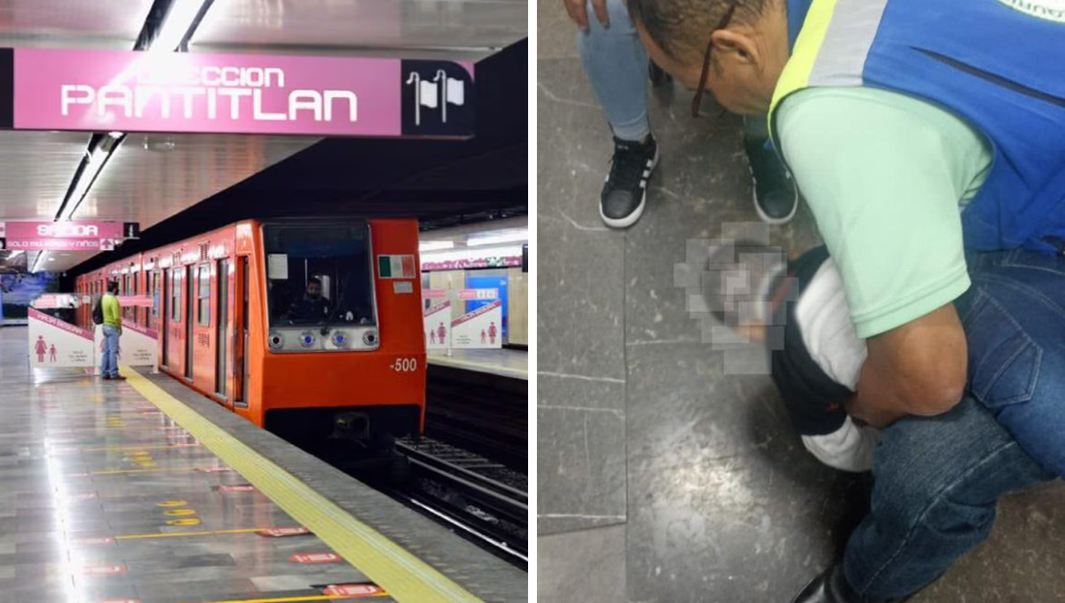 Salvan a un bebé de morir asfixiado en el Metro de la CDMX