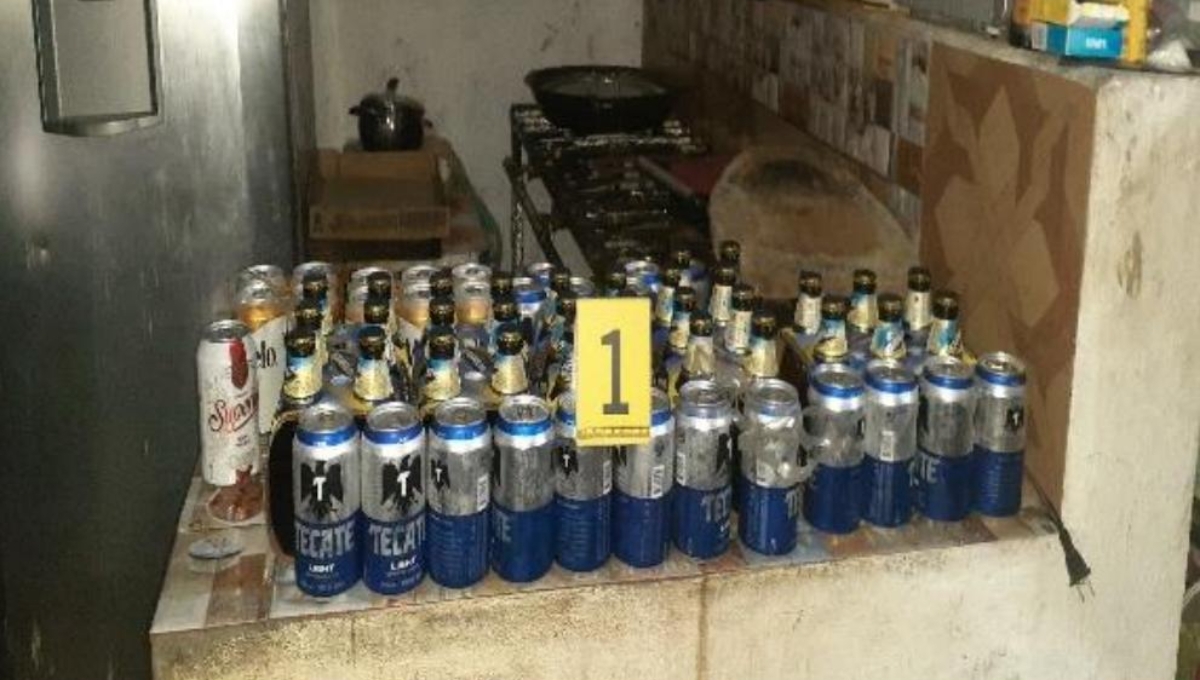 FGE Campeche decomisa cervezas y licores en Ciudad del Carmen por venta clandestina