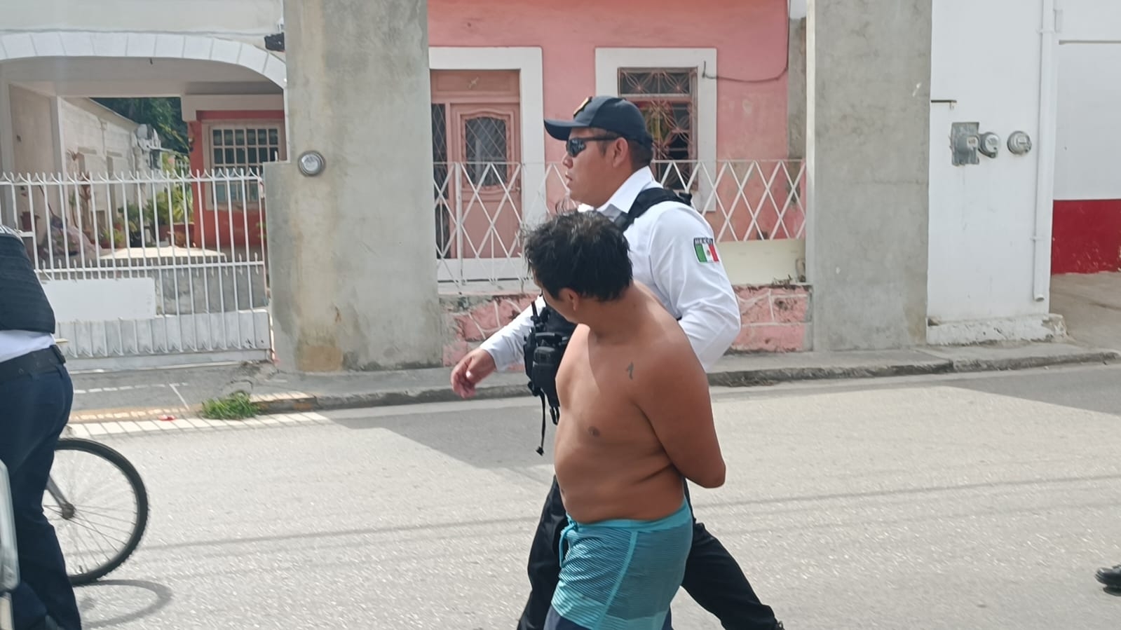 Policía de Campeche asegura a violento ladrón en Campeche