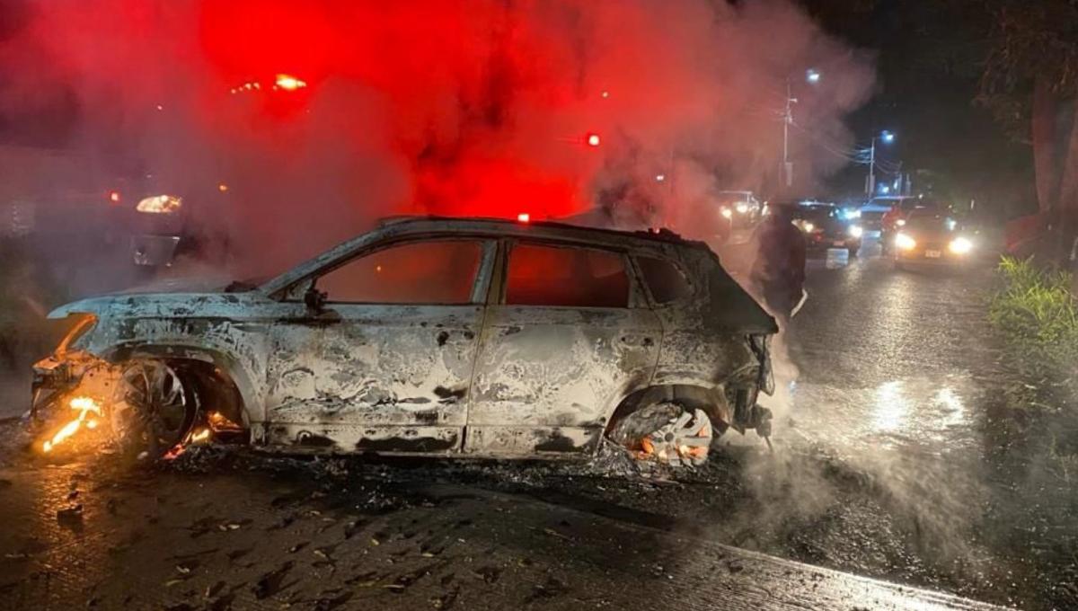 ¿Qué pasó en Villahermosa? Reportaron quema de tráileres y vehículos