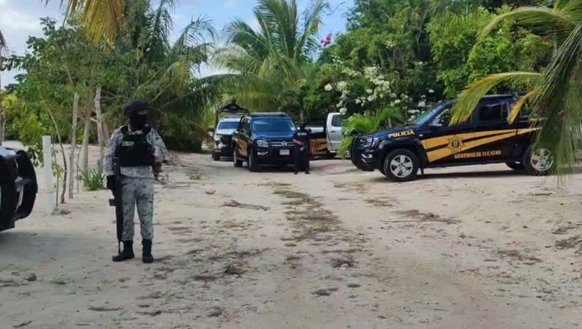 Recala droga en playas de Chabihau, Yucatán