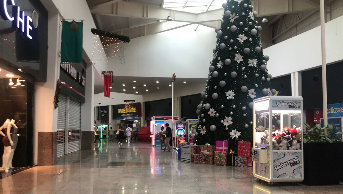 Plaza Cancún Mall, sin gente en esta Navidad: VIDEO