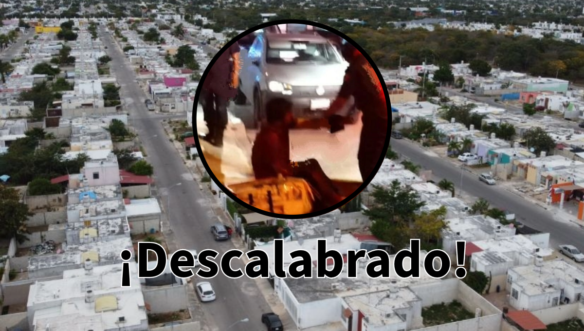 Mérida: Se le acabó...¡El techo! Hombre cae de cuatro metros de altura en Ciudad Caucel
