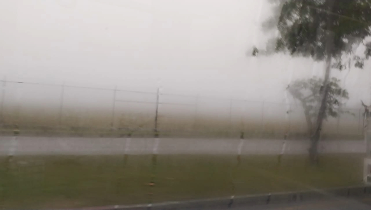 Banco de niebla afecta operaciones de hasta dos horas en el aeropuerto de Mérida