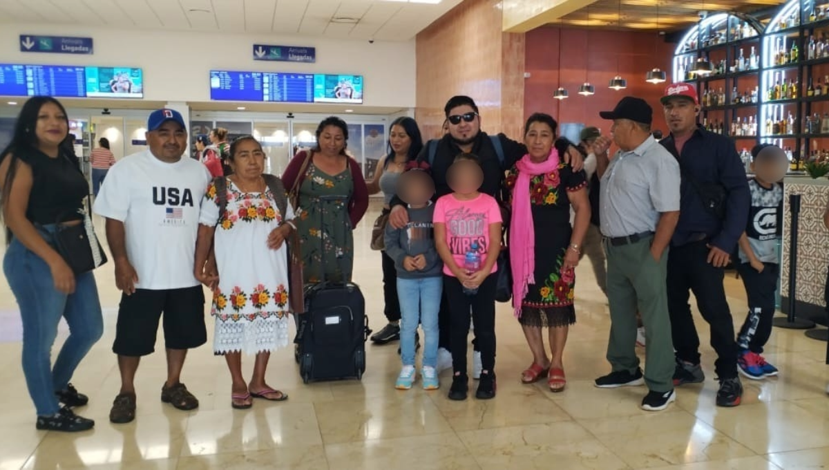 Padre de familia vuelve a Yucatán después de estar siete años en Estados Unidos