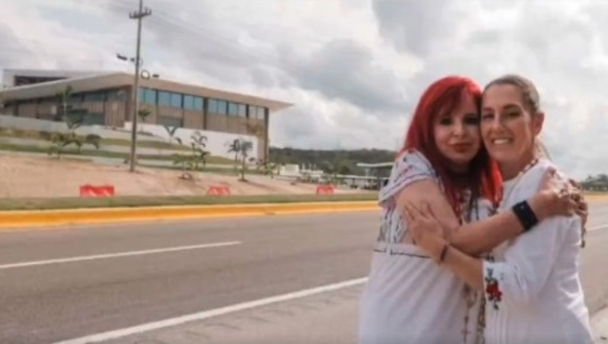 Claudia Sheinbaum presume visita a la estación del Tren Maya en Campeche durante su gira: VIDEO