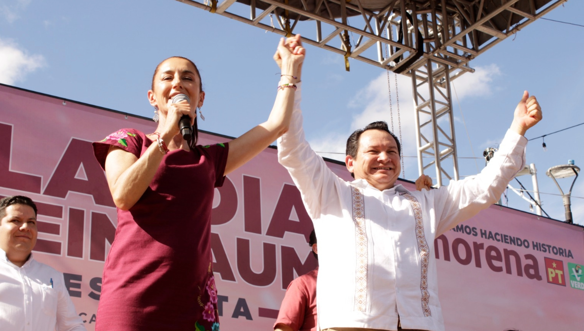 Claudia Sheinbaum, precandidata presidencial, se compromete a dotar de infraestructura a Yucatán
