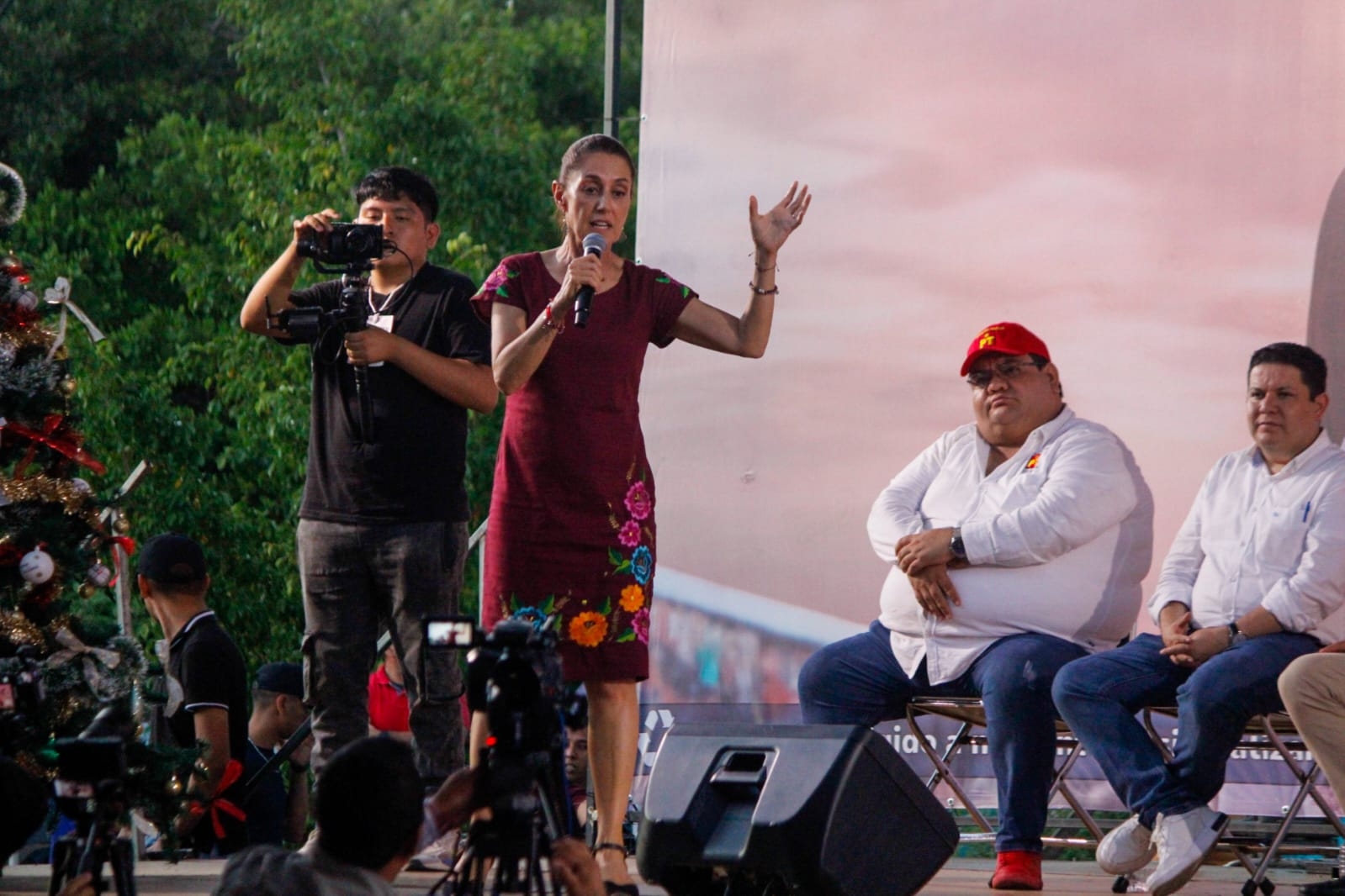 Desde Progreso, Claudia Sheinbaum llama a formar Comités para consolidad la 4T en Yucatán