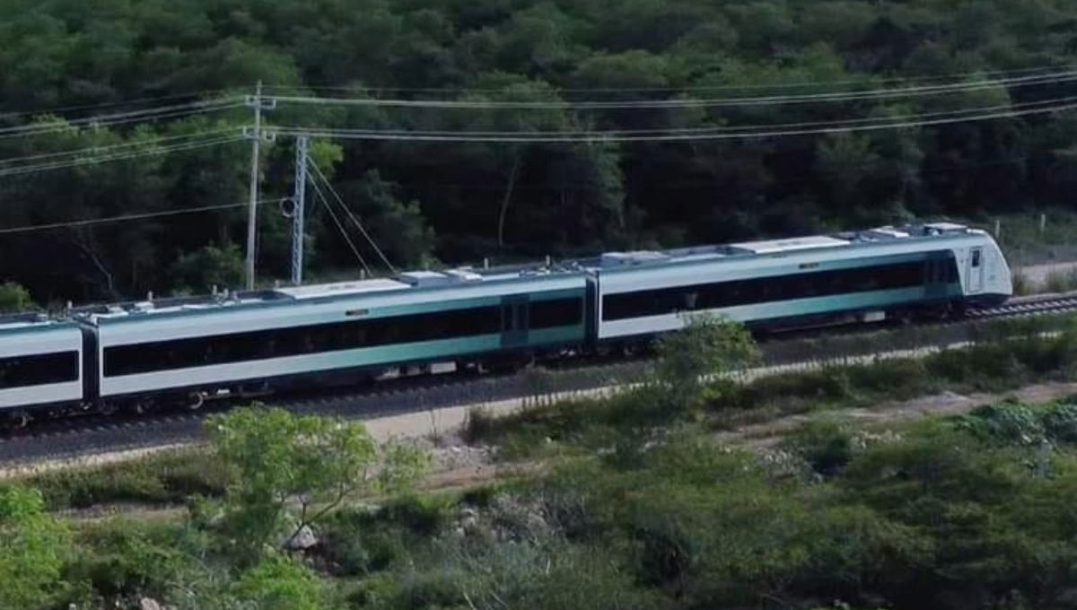 Tren Maya: Realizan pruebas en Candelaria del Tramo 1 Palenque-Cancún
