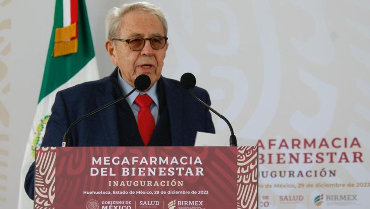 Jorge Alcocer, Secretario de Salud, destacó las ventajas que dará al sistema de salud mexicano, la megafarmacia de Huehuetoca