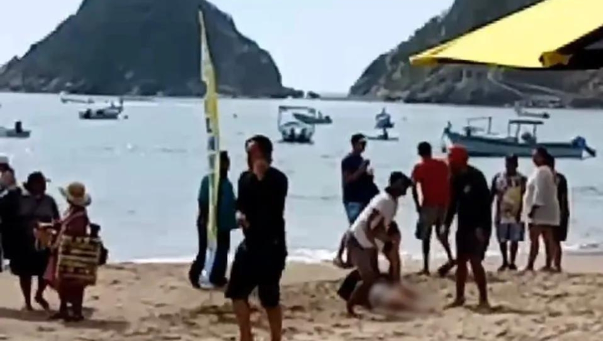 Tiburón ataca a una turista en Playa Melaque en Cihuatlán, Jalisco