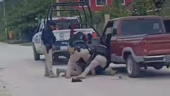 El hombre fue detenido en el municipio de Calakmul por agentes estatales