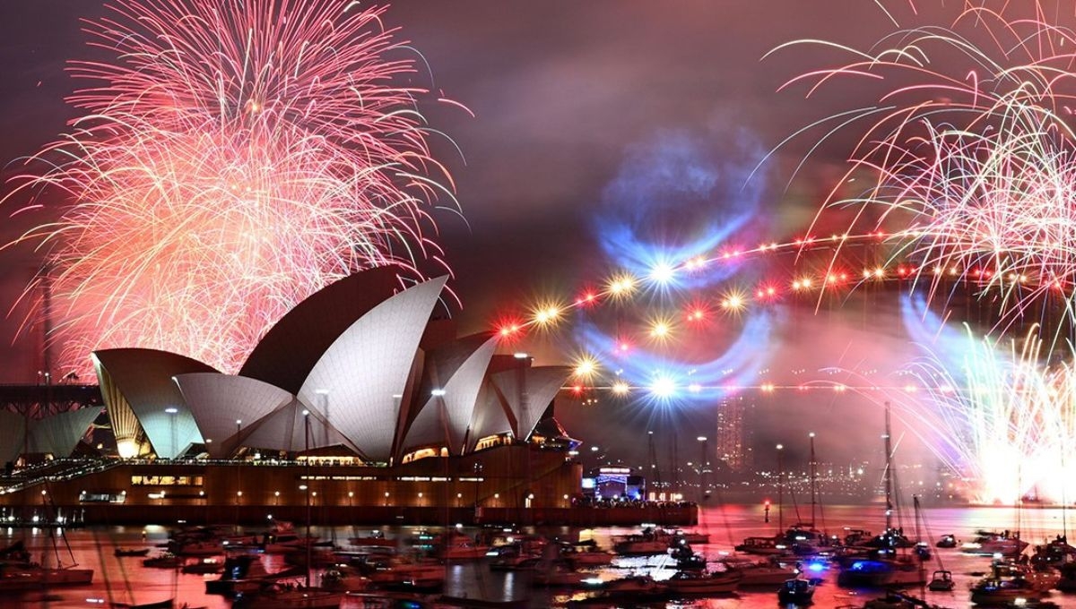 Así festejaron la llegada del Año Nuevo en Sidney