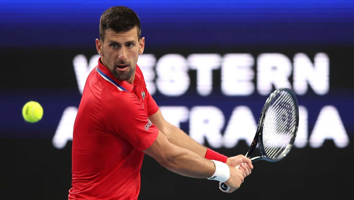 Así festejó Novak Djokovic el Año Nuevo: VIDEO