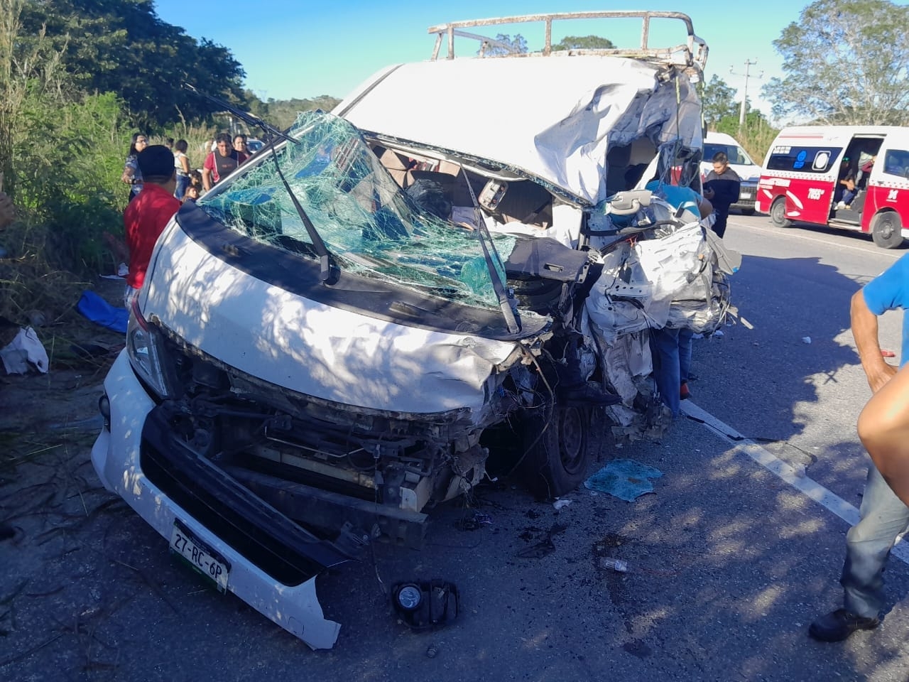 Fatal accidente en vísperas de Año Nuevo; seis personas mueren en la vía Champotón-Escárcega: VIDEO