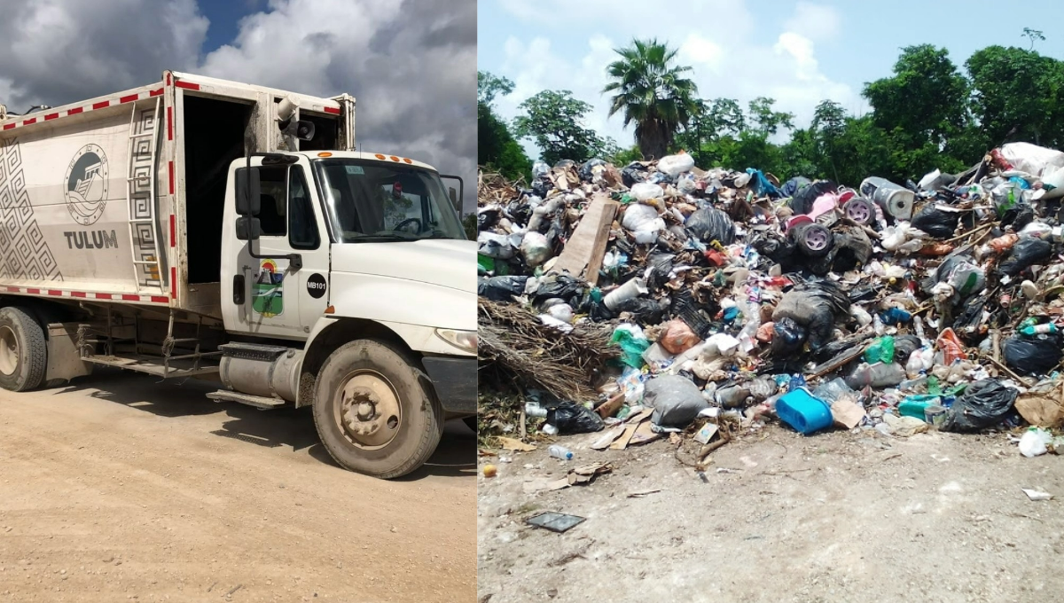 Tulum tira su basura  en el relleno sanitario en Playa del Carmen