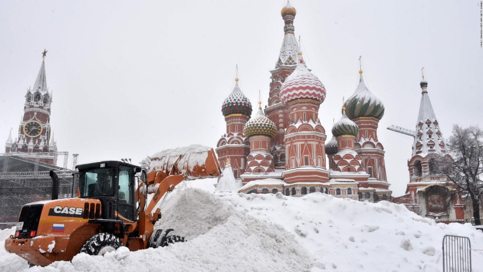 ¡Frío extremo! Rusia rompe récord con la mayor nevada en 150 años