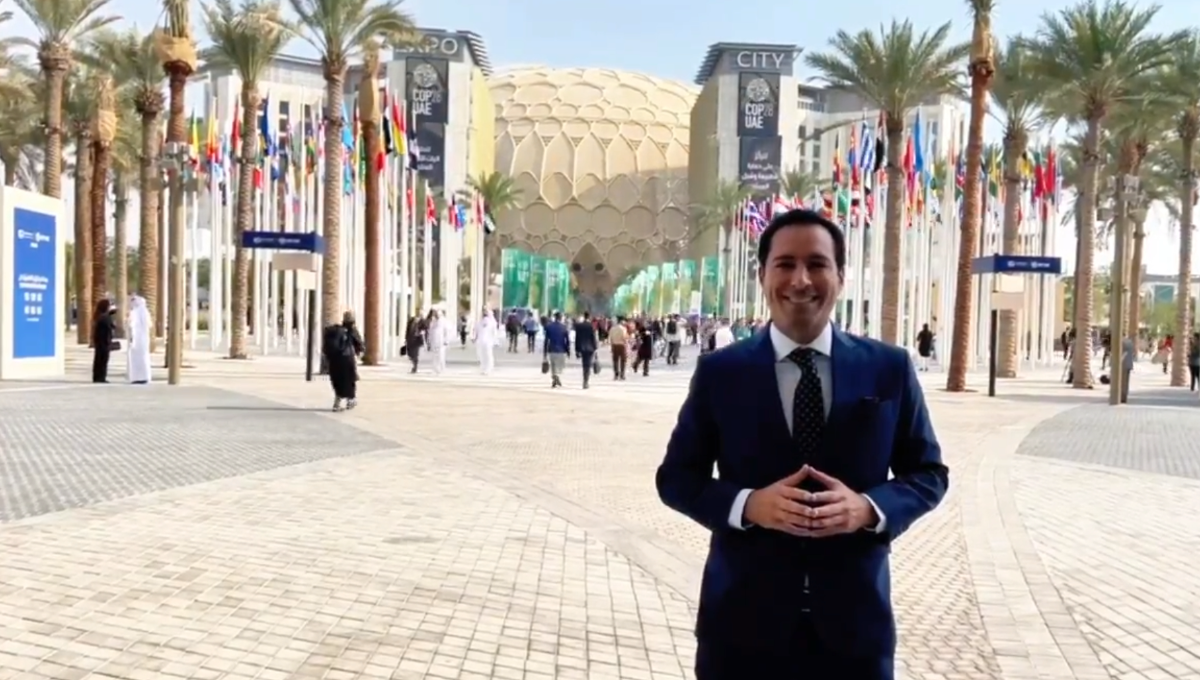 Mauricio Vila llega a Dubai para promover a Yucatán en la COP28