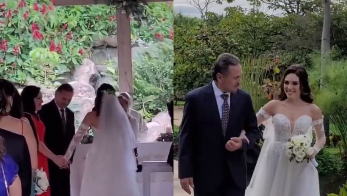 Hija del Director de Pemex se habría casado en la Riviera Maya: VIDEO