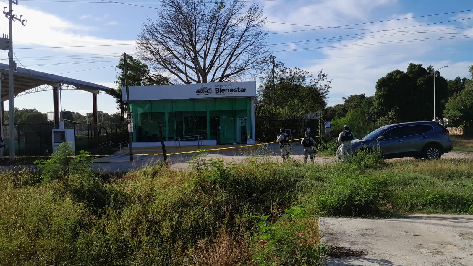 Roban Banco del Bienestar en Bécal, Campeche; se llevan un millón de pesos