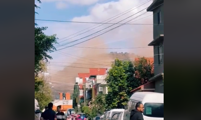 El sismo dejó algunas afectaciones en la CDMX